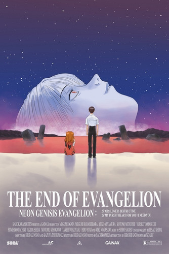5 Posters Evangelion 33 X 48 Cm