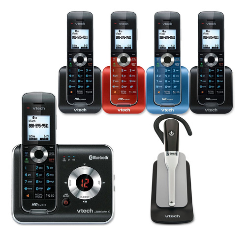 Kit De Telefonos Inalámbricos Vtech Ds6472-5 (Reacondicionado)