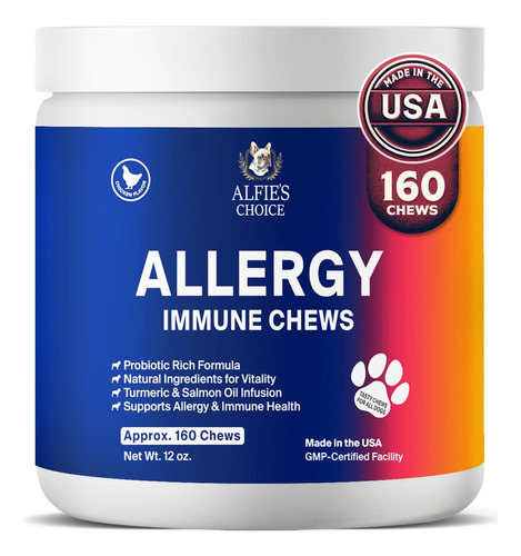 Alfie's Choice Masticables Para Aliviar La Alergia Para Perr