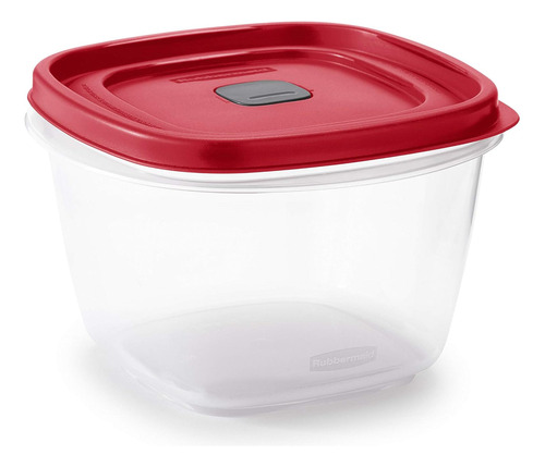 Recipiente 7 Tazas Rojo Racer Con Tapa Ventilada