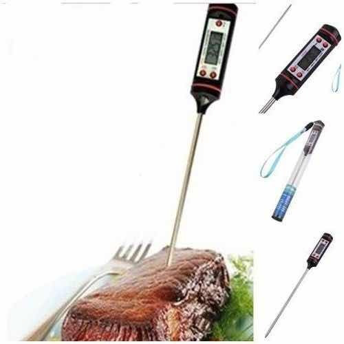 Imagen 2 de 9 de Termómetro Digital De Cocina Pincha Carne Repostería Liquido