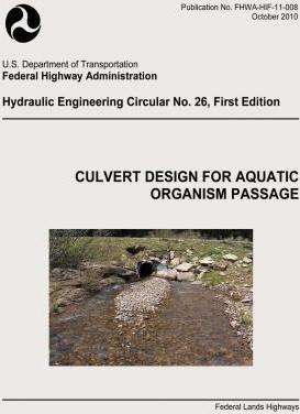 Libro Culvert Design For Aquatic Organism Passage - Feder...