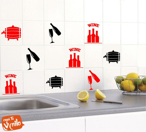  Oferta!! Vinilos Azulejos Cocina Baño X10uds De 15x15cm C/u