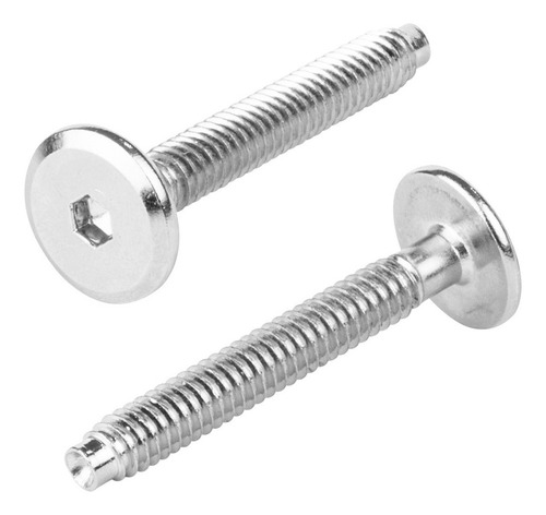 Tornillo Conector Union Niquelado Muebles 4.5cm X 1/4 FICUS.MX 001-75045 Pack 100 unidades