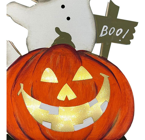 Decoración De Mesa De Halloween, Decoraciones Led Fantasma