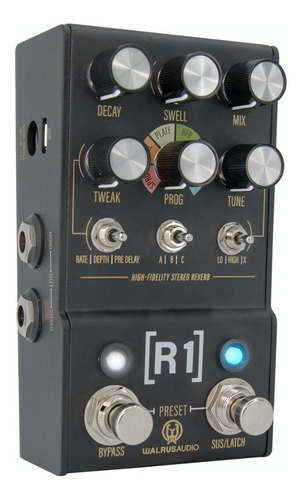 Imagem 2 de 8 de Pedal R1 Walrus Audio Reverb Mako Series High-fidelity