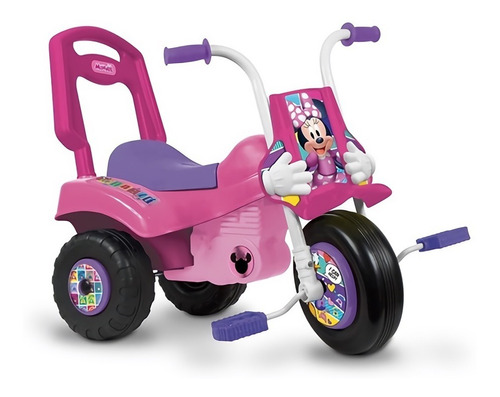 Triciclo Infantil Moto Z Minnie Reforzado Nena Disney  Full 