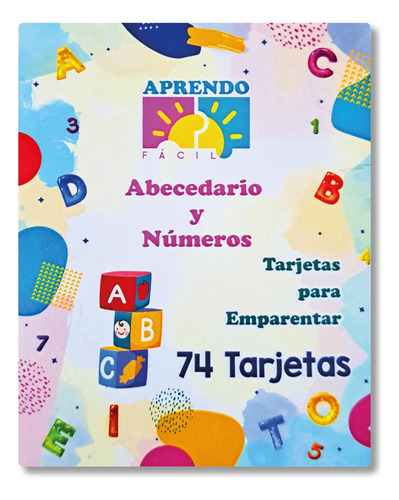 Tarjetas Abecedario Y Números Cartas Didácticas Para Niños