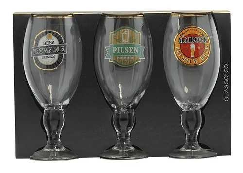 Set 3 Copon Cervecero Glasso