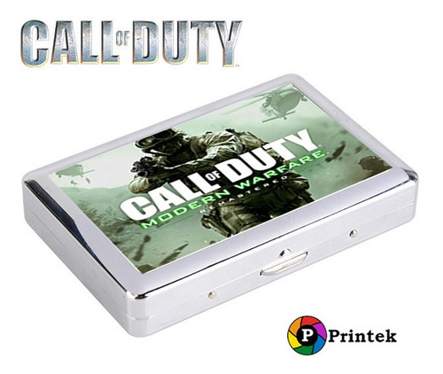 Cigarrera Metalica Call Of Duty - Personalizada - Printek