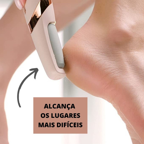 Lixador Para Pés Elétrico E Removedor De Calose Rachadura