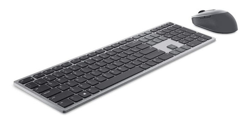 Kit Teclado Y Mouse Dell Km7321w - Español, Gris /v Negro Negro