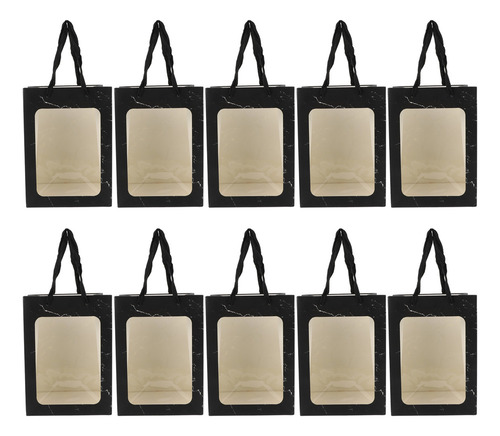 Bolsa De Regalo Con Ventana, Bolsa For Ramo De Flores, 10 U