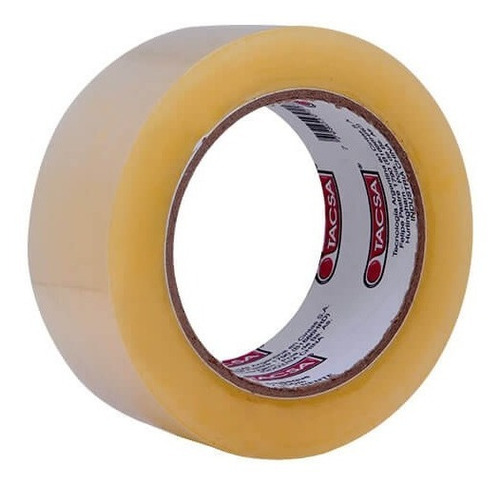 Cinta De Embalar Adhesiva Transparente 100 Mts Caja X 50 U