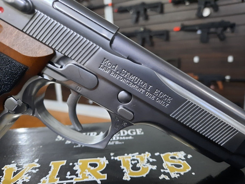 Imagem 6 de 10 de Airsoft Pistola We Beretta M92 Samurai Edge Nova!!