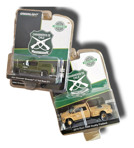 Silverado Gope Grua Dodge Ram 3500 Carabineros De Chile 1:64