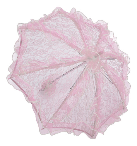 Sombrilla De Boda De Encaje Hecha A Mano, Elegante, Para Nov