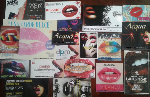 Tarjeta D Boliche Tematica,antifaz,angel,labios,circo,animal