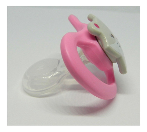 Imagem 6 de 8 de Chupeta Space - Gato E Urso Rosa - (6m+) Tam.2 - Nuk