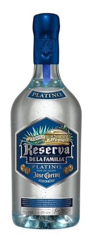 Pack De 4 Tequila Cuervo Res. Fam. Platino Orgánico 750 Ml