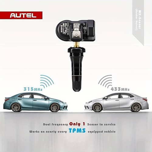 Kit 4 Sensores Programables Autel Tpms Mx-sensor 315-433 Mhz