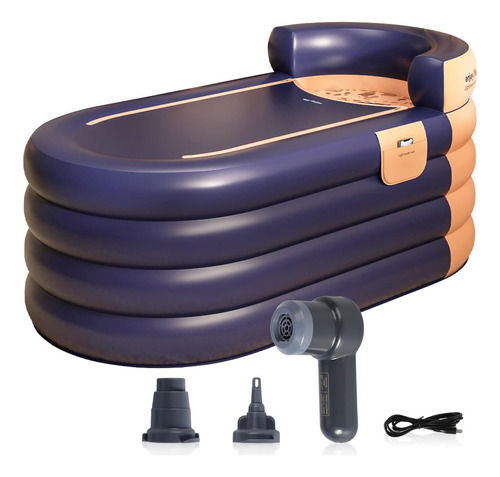 Banera Inflable Para Adultos Con Bomba De Aire Electrica Ina