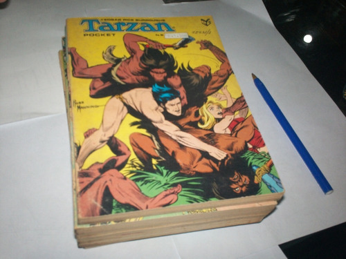 Libros En Italiano Lote De 8 Tarzan Pocket Comics Fumetti