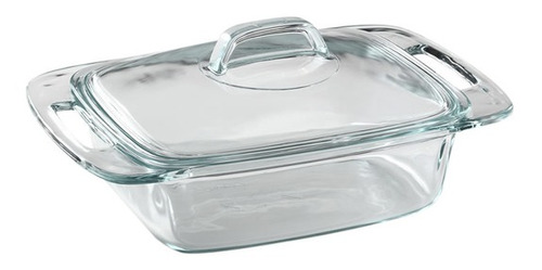 Fuente Vidrio Templado Pyrex Con Asas Easy Grab 2l