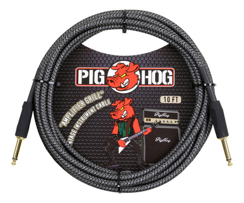 Cable Pig Hog Pch10ag Para Instrumento Plug A Plug 3 Metros