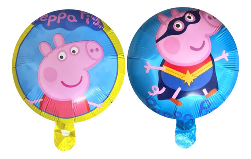20 Globos Peppa Pig 10 Pulgadas 