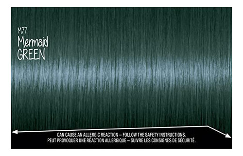 Got2b Metallics Color De Cabello Permanente, M77 Verde Siren