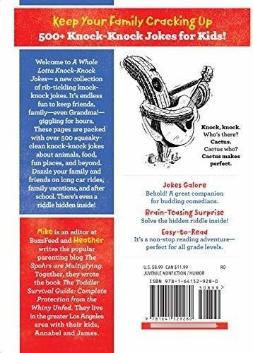 A Whole Lotta Knock-knock Jokes Squeaky-clean Family, De Spohr, M. Editorial Rockridge Press En Inglés