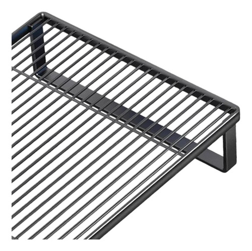 Suporte Para Fogão De Indução Com Prateleira, Preto, S