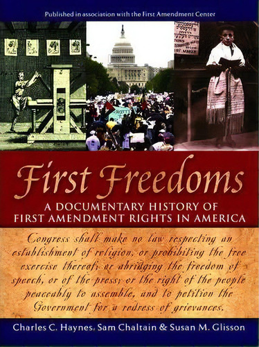 First Freedoms, De Charles C. Haynes. Editorial Oxford University Press Inc, Tapa Dura En Inglés