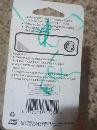 Espejo Convexo Para Retrovisor