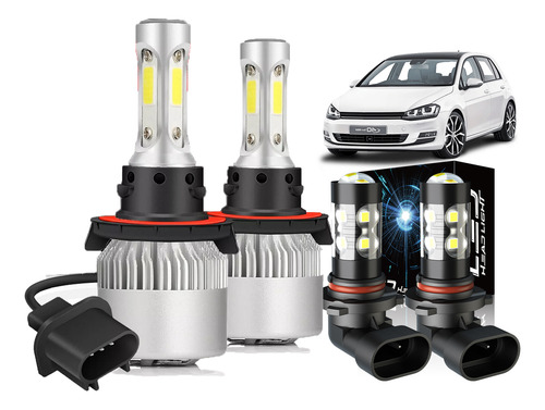 Faros Led Combinados Para Ford Mustang 2007-2012, 6000 K