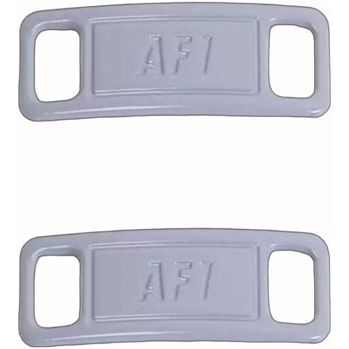 Hebillas Placas Accesorio Tenis Nike Air Force 1 Gris 2 Pz (Usado)