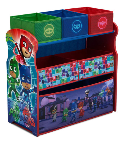 Máscaras De Pijama Para Niños Toy Organizer Delta Con 6 Cont