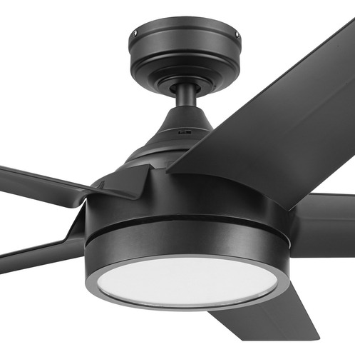 Ventilador de Techo Kriska 70135 52 Pulg Negro/mate Cinco Aspas