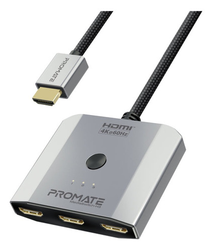 Promate Mediaswitch-h3 Adaptador Hdmi 3 En 1 4k 60hz Black