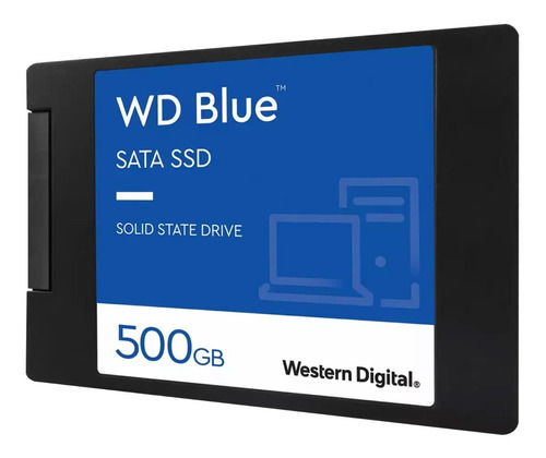 Imagen 1 de 1 de Ssd 500gb Western Digital Disco Duro Solido 2.5 Laptop Pc.