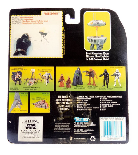 Star Wars The Power Of The Fo Probe Droid Deluxe Golden Toys (Usado)