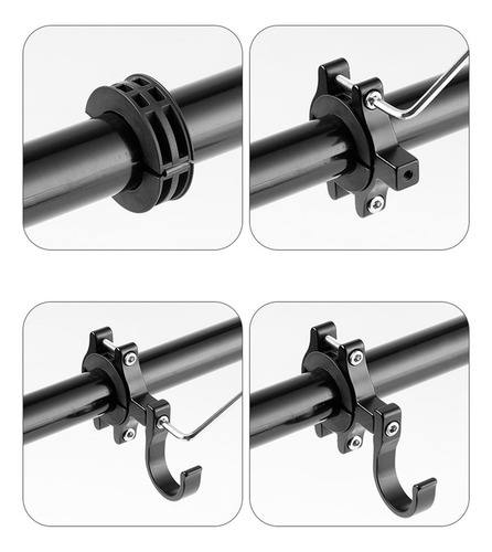 Scooter Hook Tubo De 3.5 Cm A 5.5 Cm Gancho Soltero
