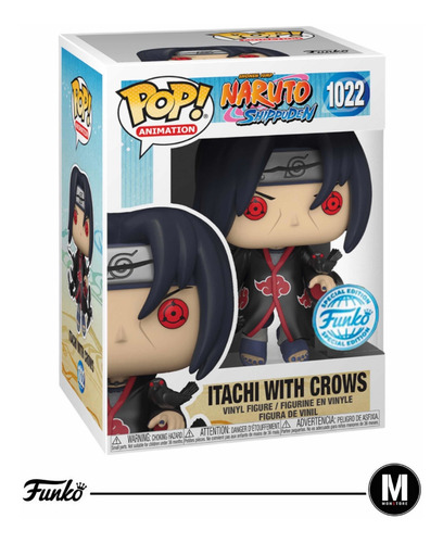 Figura de acción Itachi with Crows/Exclusive de Funko Pop! Animation