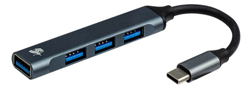 Hub Adaptador 5+ Usb Tipo-c 4 Portas Usb - Dtc-03