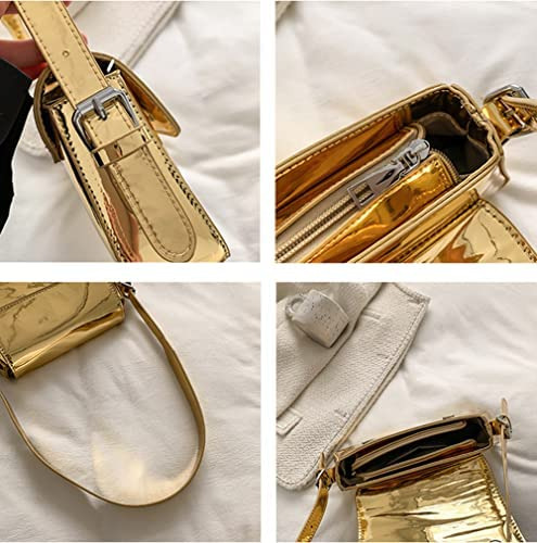 Bolso De Noche Para Mujer Y2k, Bolso Plateado, Bolso De Mano