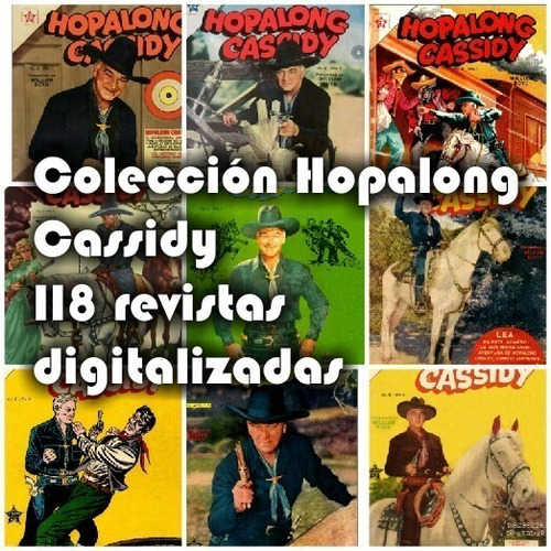 Colección Revista Hopalong Cassidy Muchos Episodios Novaro