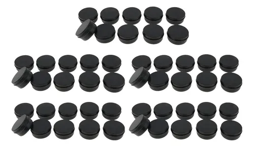 50 Piezas Portátiles 30g De Aluminio Tarros De Lata De