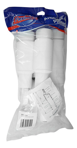 Fleximatic 2353 Desagüe Flexible Doble Trampa Ext 80 Cm Color Blanco
