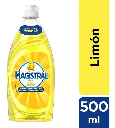 Detergente Magistral Limon 500 Ml